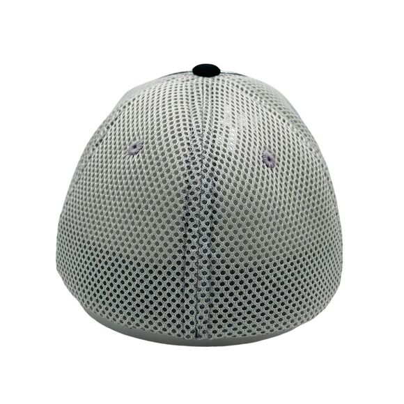 Circuit of the Americas Hat Austin TX USA Cap White Black Gray L/XL Stretch Fit - Picture 6 of 8